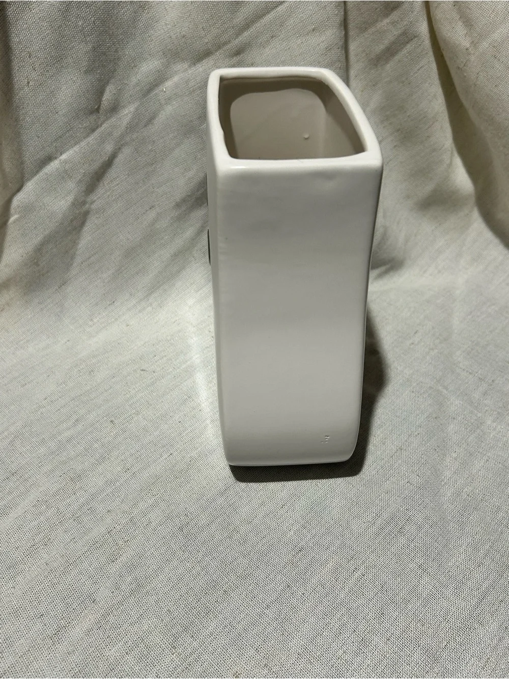 White Ceramic Cross Vase